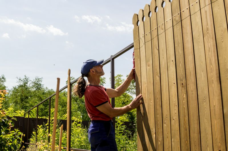 Repairing a Wooden Fence
