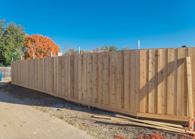 Plank Fence Installation