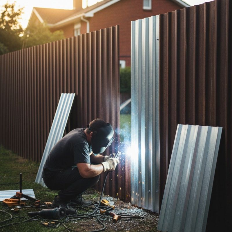 Steel Fence Replacement