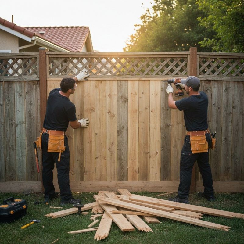 Steel Fence Replacement