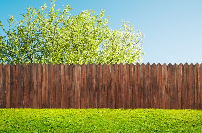 Wooden Dog Fence Installation